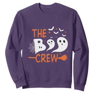 Halloween Sweatshirt The Boo Crew Trick Or Treat Ghost Squad TS11 Purple Print Your Wear