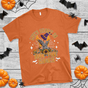 Halloween Witches T Shirt Life's Short So Buy The Shoes Spider Web Fall Season TS11 Orange Print Your Wear