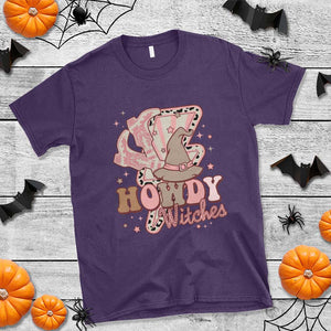 Halloween Cowgirl T Shirt Howdy Witches Cowboy Boots Witch Hat Thunder TS11 Purple Print Your Wear