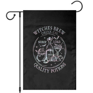 Halloween Witch Drinks Garden Flag Witches Brew Drink Co Since 1543 TS11 Black Print Your Wear
