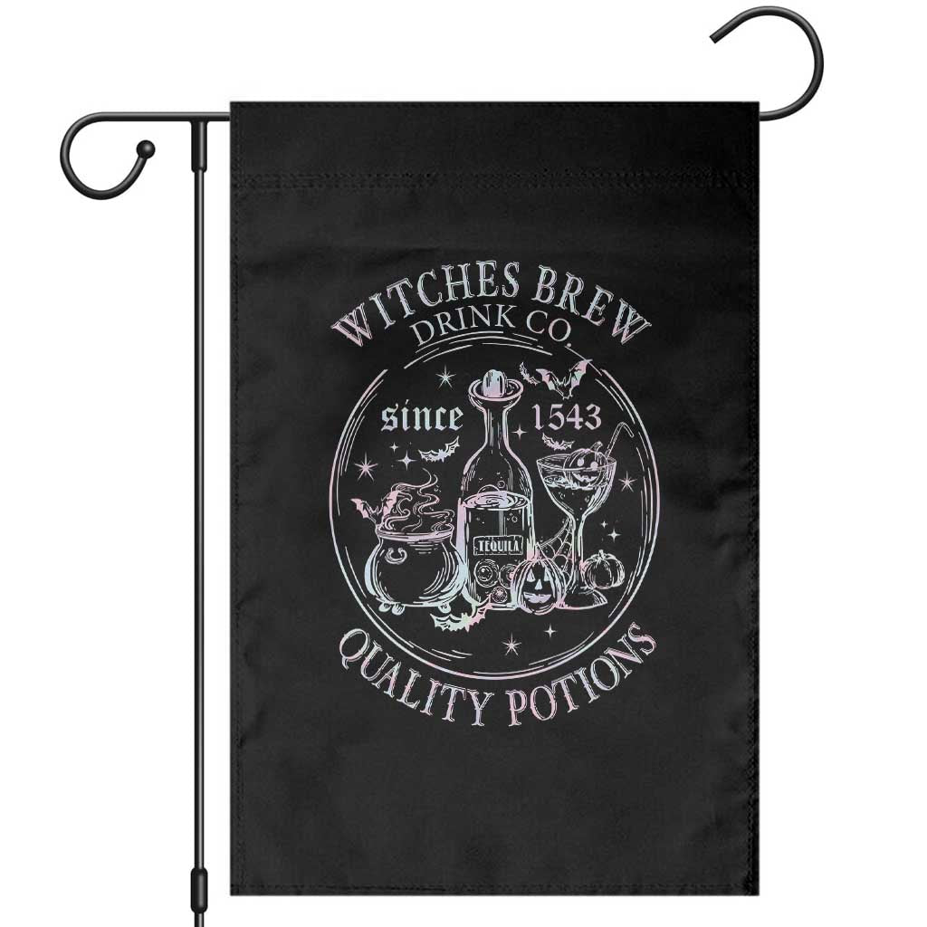 Halloween Witch Drinks Garden Flag Witches Brew Drink Co Since 1543 TS11 Black Print Your Wear