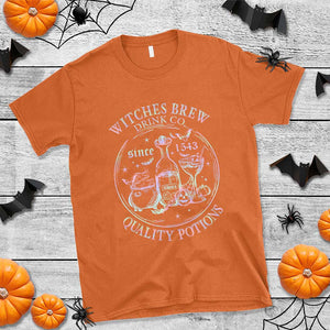 Halloween Witch Drinks T Shirt Witches Brew Drink Co Since 1543 TS11 Orange Print Your Wear
