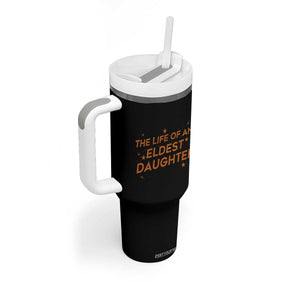 Funny The Life Of An Eldest Daughter Tumbler With Handle Sparkle Star TS11 Print Your Wear