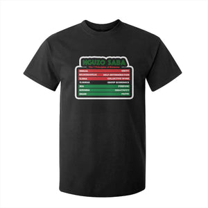 Nguzo Saba The 7 Principles Of Kwanzaa T Shirt For Kid TS11 Black Print Your Wear