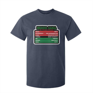 Nguzo Saba The 7 Principles Of Kwanzaa T Shirt For Kid TS11 Navy Print Your Wear