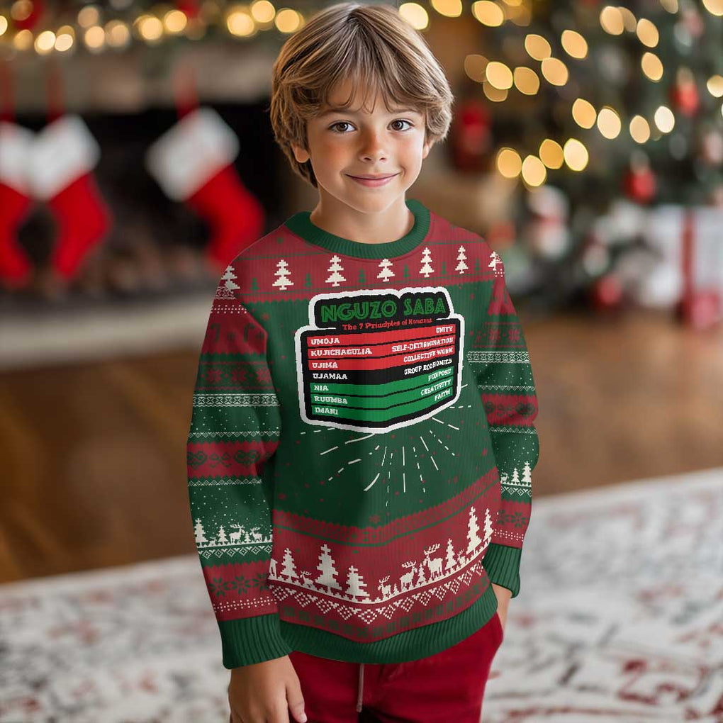 Nguzo Saba The 7 Principles Of Kwanzaa Ugly Christmas Sweater TS11 Christmas Print Your Wear