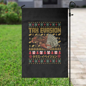 Tax Evasion Lobster Christmas Garden Flag Funny Sarcasm Oddly Specific Meme TS11 Print Your Wear
