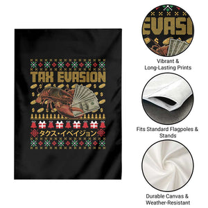 Tax Evasion Lobster Christmas Garden Flag Funny Sarcasm Oddly Specific Meme TS11 Print Your Wear