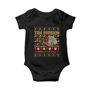Tax Evasion Lobster Christmas Baby Onesie Funny Sarcasm Oddly Specific Meme TS11 Black Print Your Wear