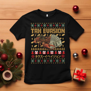 Tax Evasion Lobster Christmas T Shirt Funny Sarcasm Oddly Specific Meme TS11 Black Print Your Wear