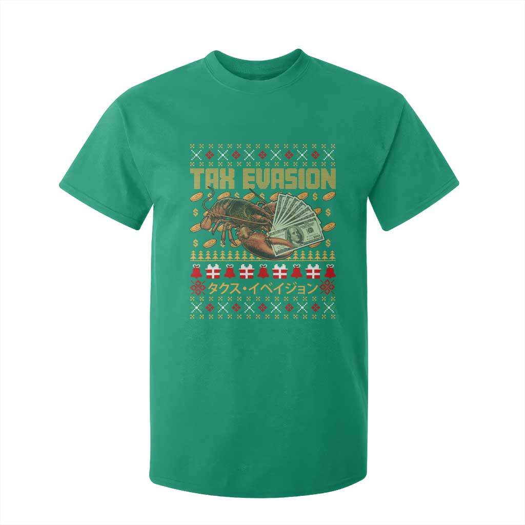 Tax Evasion Lobster Christmas T Shirt For Kid Funny Sarcasm Oddly Specific Meme TS11 Irish Green Print Your Wear