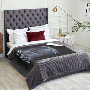 Funny 67 Alpha Wolf Throw Blanket Alpha Loading 67 Savage Six Seven Gen Z Meme TS11 Print Your Wear