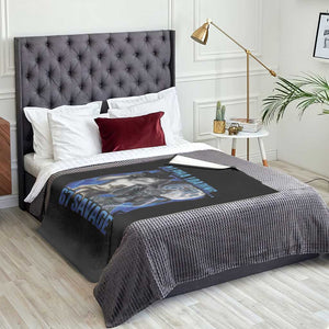 Funny Six Seven Alpha Wolf Throw Blanket Alpha Loading 67 Savage Wolves Moon Meme TS11 Print Your Wear