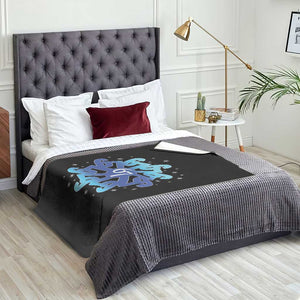 Funny 67 Christmas Snowflake Throw Blanket Six Seven Meme Xmas TS11 Print Your Wear