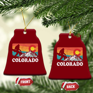 Funny Colorado Snowboarding Bigfoot Mountain Winter Sport Ceramic Ornament TS11 Print Your Wear