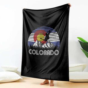Ski Skiing Colorado Snow Mountain Winter Sport Throw Blanket TS11 Print Your Wear