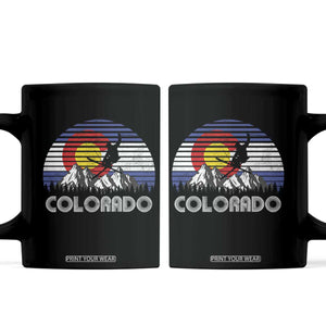 Ski Skiing Colorado Snow Mountain Winter Sport Coffee Mug TS11 Black Print Your Wear
