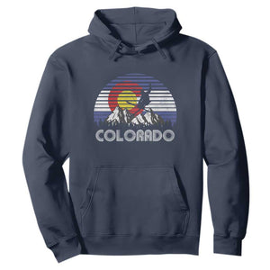 Ski Skiing Colorado Snow Mountain Winter Sport Hoodie TS11 Navy Print Your Wear