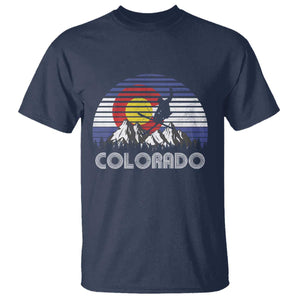 Ski Skiing Colorado Snow Mountain Winter Sport T Shirt TS11 Navy Print Your Wear