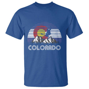 Ski Skiing Colorado Snow Mountain Winter Sport T Shirt TS11 Royal Blue Print Your Wear