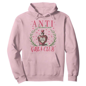 Funny Anti Valentine Girl Club Hoodie Love Potion Skull TS11 Light Pink Print Your Wear