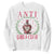 Funny Anti Valentine Girl Club Sweatshirt Love Potion Skull TS11 White Print Your Wear