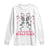 Funny Anti Valentine Girls Club Long Sleeve Shirt Anti Valentine's Day Skeleton TS11 White Print Your Wear