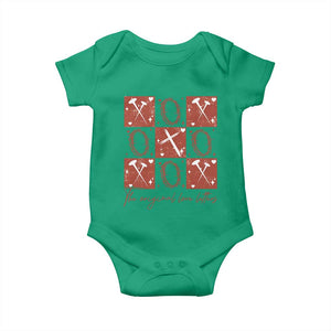 Christian Religious God Valentine's Day Baby Onesie The Original Love Letters Thorns Cross TS11 Irish Green Print Your Wear