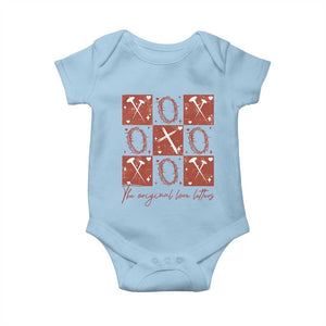 Christian Religious God Valentine's Day Baby Onesie The Original Love Letters Thorns Cross TS11 Light Blue Print Your Wear