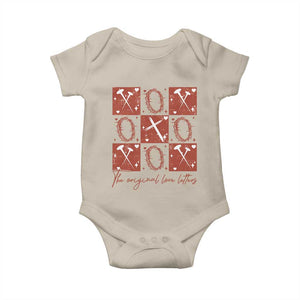 Christian Religious God Valentine's Day Baby Onesie The Original Love Letters Thorns Cross TS11 Sand Print Your Wear