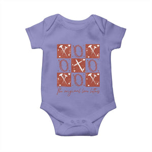 Christian Religious God Valentine's Day Baby Onesie The Original Love Letters Thorns Cross TS11 Violet Print Your Wear