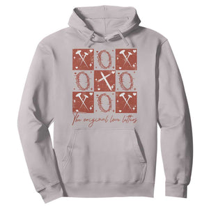 Christian Religious God Valentine's Day Hoodie The Original Love Letters Thorns Cross TS11 Ice Gray Print Your Wear