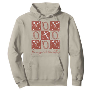 Christian Religious God Valentine's Day Hoodie The Original Love Letters Thorns Cross TS11 Sand Print Your Wear