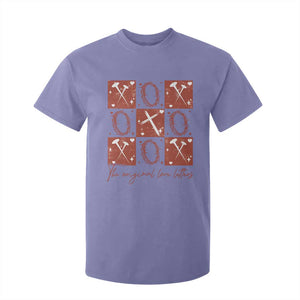 Christian Religious God Valentine's Day T Shirt For Kid The Original Love Letters Thorns Cross TS11 Violet Print Your Wear