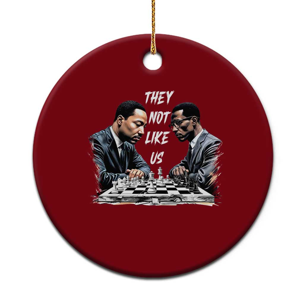 Martin Luther King Malcolm X Ceramic Ornament They Not Like Us Black Leaders TS11 1pc Red Print Your Wear