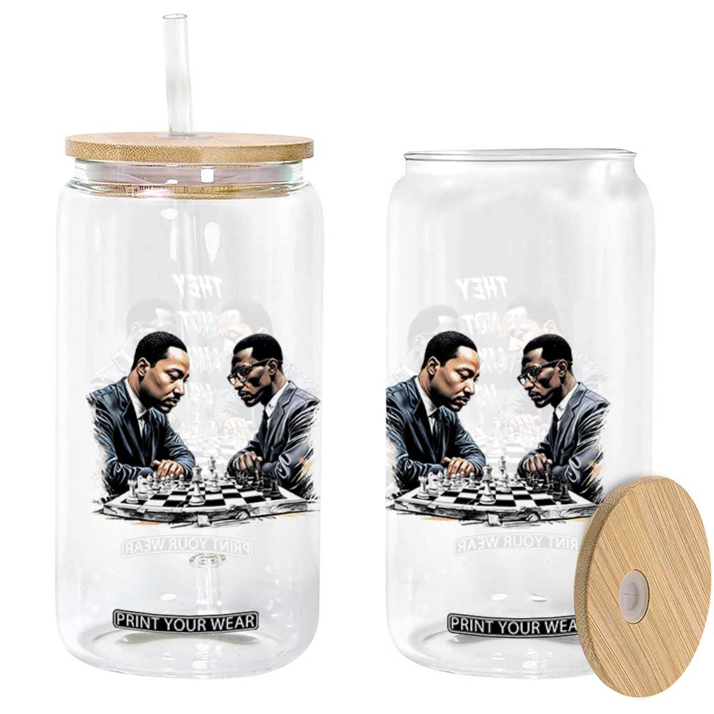 Martin Luther King Malcolm X Glass Can They Not Like Us Black Leaders TS11 Print Your Wear