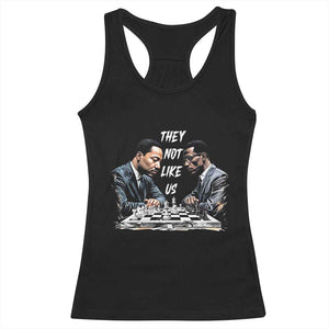 Martin Luther King Malcolm X Racerback Tank Top They Not Like Us Black Leaders TS11 Black Print Your Wear