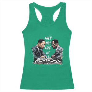 Martin Luther King Malcolm X Racerback Tank Top They Not Like Us Black Leaders TS11 Irish Green Print Your Wear