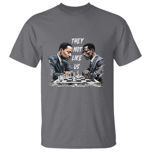 Martin Luther King Malcolm X T Shirt They Not Like Us Black Leaders TS11 Charcoal Print Your Wear