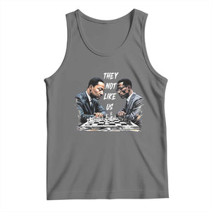 Martin Luther King Malcolm X Tank Top They Not Like Us Black Leaders TS11 Black Heather Print Your Wear