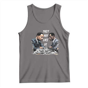 Martin Luther King Malcolm X Tank Top They Not Like Us Black Leaders TS11 Deep Heather Print Your Wear