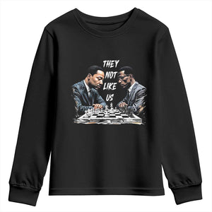Martin Luther King Malcolm X Youth Sweatshirt They Not Like Us Black Leaders TS11 Black Print Your Wear
