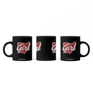 Buckeye Girl Ohio Home State Coffee Mug TS11 Print Your Wear