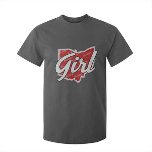 Buckeye Girl Ohio Home State T Shirt For Kid TS11 Dark Heather Print Your Wear