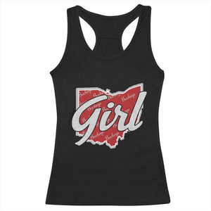 Buckeye Girl Ohio Home State Racerback Tank Top TS11 Black Print Your Wear