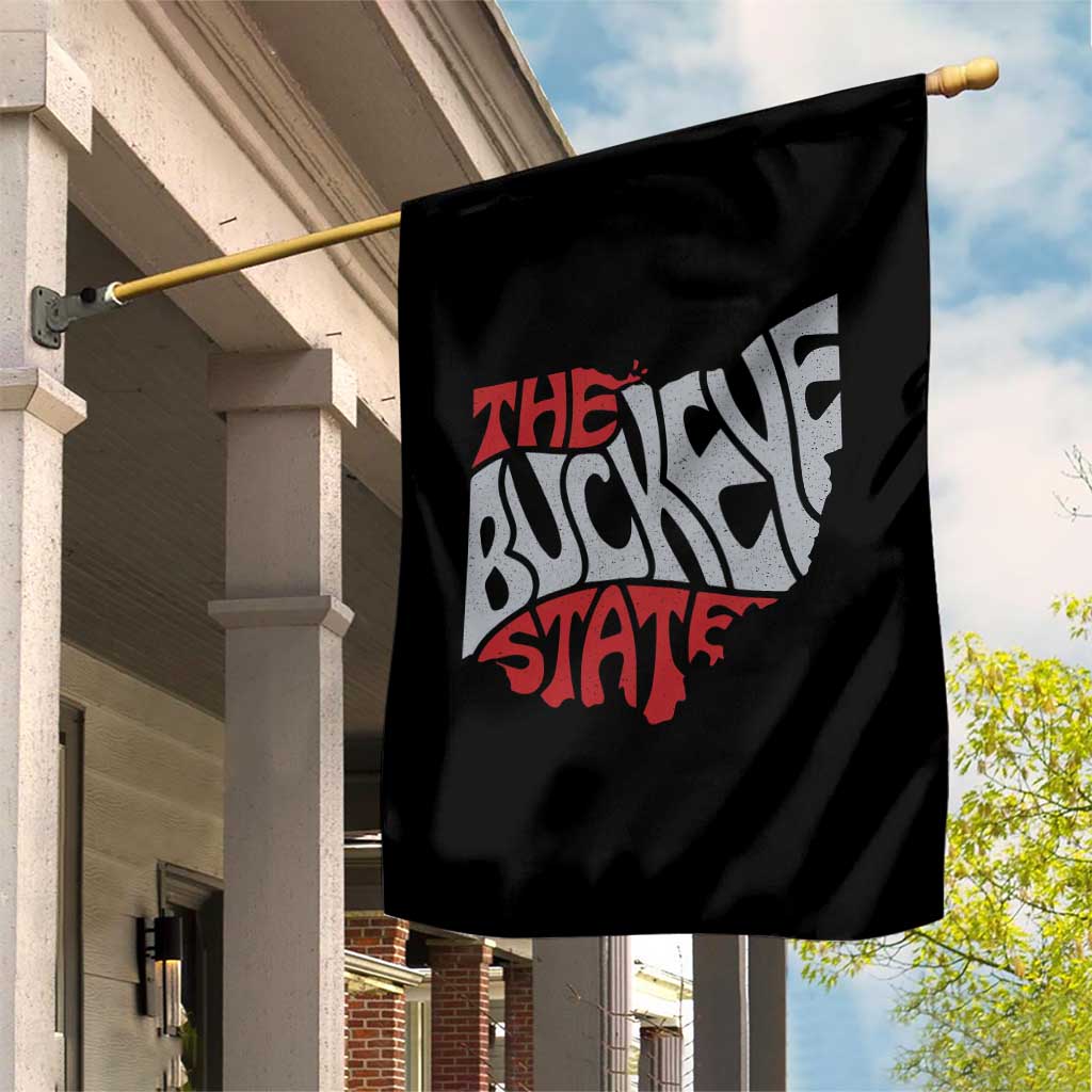 Funny Ohio Pride The Buckeye State Garden Flag Map Of Ohio State TS11 Print Your Wear