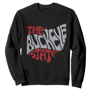 Funny Ohio Pride The Buckeye State Sweatshirt Map Of Ohio State TS11 Black Print Your Wear