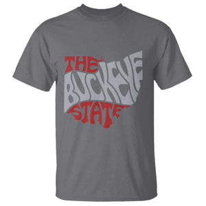 Funny Ohio Pride The Buckeye State T Shirt Map Of Ohio State TS11 Charcoal Print Your Wear