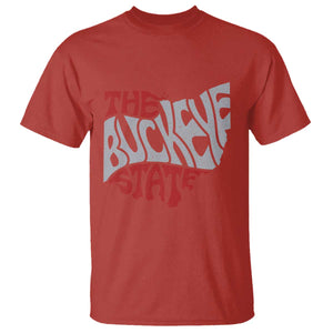 Funny Ohio Pride The Buckeye State T Shirt Map Of Ohio State TS11 Red Print Your Wear