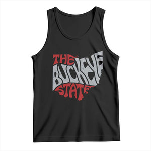Funny Ohio Pride The Buckeye State Tank Top Map Of Ohio State TS11 Black Print Your Wear